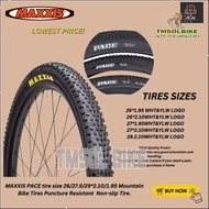 Maxxis PACE Bicycle Tires size 26 / 27.5 / 29*2.10 / 1.95 / 2.25 Mountain Bike Tires Puncture Resistant Non-slip Tires