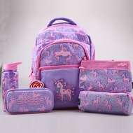 ⭐⭐Australia smiggle Curly Unicorn School Bag Pen Case Pen Case Series Pony Children Backpack Backpack