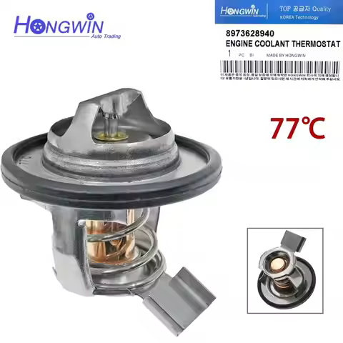 1PC OE: 8973628940 8971231614 9032100090 Engine Coolant Thermostat 77℃ For Isuzu Rodeo Trooper VehiC
