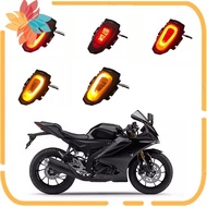Motorcycle Rear LED Dynamic Brake Light Taillight for R15 V3 2017-2022 V4 R15M 2023+ Turn Signal Lig