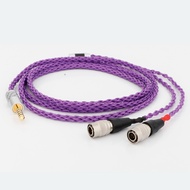 High Quality Upgrade Cables Silver Plated Headphone cable for Dan Clark Audio Mr Speakers Ether Alpha Dog Prime Earphone