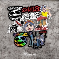 HP Gorillaz Band Stickers Large Size 9 Pcs Case Laptop Helmethp Waterproof Sticker