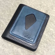 純手工製皮夾可放六張卡片+鈔票夾層