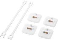 Elecom TS-F015 Rubber Belt, Set of 2, For Refrigerators, Cupboards, Load Capacity 330.7 lbs (150 kg)