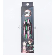 Little Witch GUPEN110-3 Demon Slayer Blade Tanjirou Yadouzi 12pcs Box Thin Rod Round Wood Coated Pen