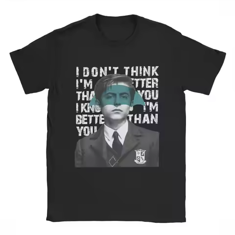 Umbrella Academy I Don't Think I'm Better Than You T-Shirt Men 100% Cotton T Shirts Short Sleeve Tee