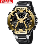 SMAEL8087 Quartz  Brand Original Wristwatches 50M Waterproof Wristwatch Time Alarm Clock Sport Watch Military Army Men Watches