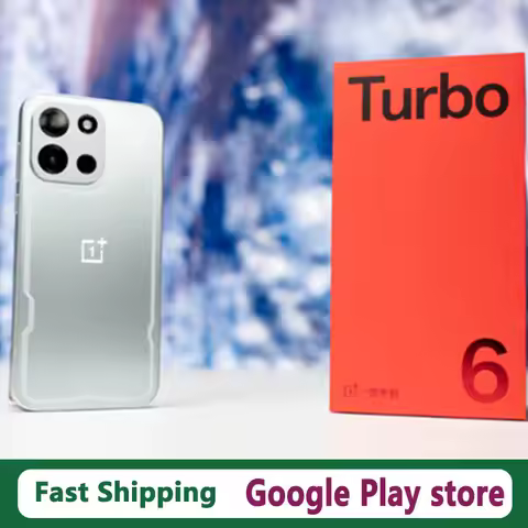 In Stock Oneplus Turbo 6 Smart Phone Snapdragon 8S Gen 4 OTA 6.78" AMOLED 165HZ 50.0MP Camera 9000mA