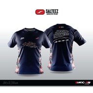 Jigging Madnees v3 Blue Fishing Jersey