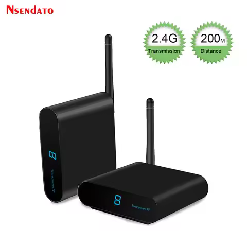 Measy AV220 2.4G Wireless AV Transmitter Receiver Audio Video TV AV Signal Sender receiver Go Throug