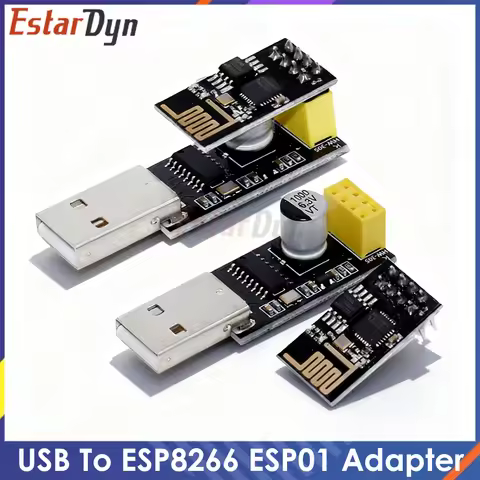 ESP01 Programmer Adapter UART GPIO0 ESP-01 Adaptater ESP8266 CH340G USB to ESP8266 Serial Wireless W