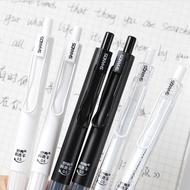 Shands Black Pen / Ballpoint Pen Double Bead Quick Dry Gel Pen Monochrome Ballpoint Pen