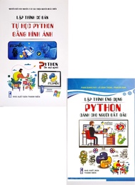 Sách -Combo Python Dành Cho Người Bắt Đầu + Lập Trình Cơ Bản - Tự Học PYTHON Bằng Hình Ảnh (Bộ 2 Cuố