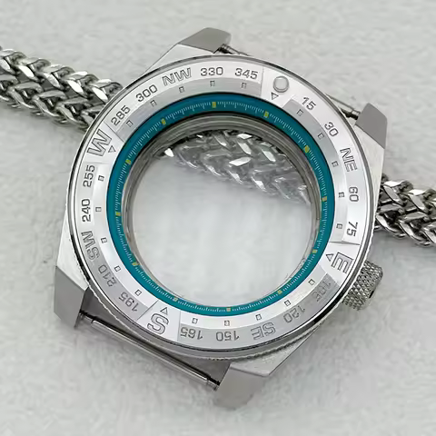 Mod NH35 Case Samurai King Case Sapphire Crystal Fit 28mm Dial For NH35 NH36 NH38 NH39 4R35 7S Movem