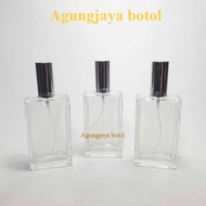 100 Ml Square Glass Spray Perfume Bottle / Refill Perfume