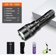 SUPERFIRE ไฟฉาย ไฟฉายพลังสูง C8 -T6