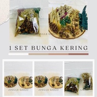 MX (1 Set) Mix Bunga Kering Campur untuk Hiasan Seserahan Mahar Sangjit Ringbox Craft Rustic Aesthet