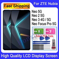 Original For Nubia Neo 5G Neo 2 5G Neo 3 4G Neo 3 5G Focus Pro 5G LCD Display Touch Screen Replaceme