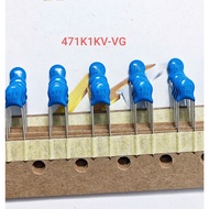 (Combo of 10) High voltage ceramic capacitor 471 1KV genuine paper blister (combo)