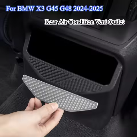 For BMW X3 G45 G48 Car Air Vent Cover Rear Air Condition Vent Outlet Panel Frame Interior Decor Stic