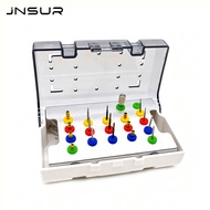 JNSUR Dental Implant Screw Removal Kit Stainless Steel Broken Screw Extractor Set with Universal Imp