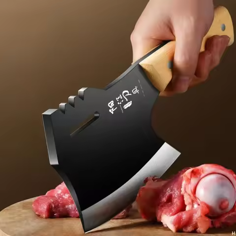 Axe Chopping Bone Knife, Household Chopping Turkey and Big Bones Sharp Axe Knife, Commercial Butcher