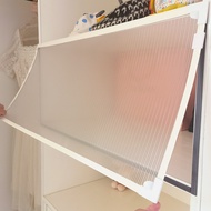 Long Rainbow Glass Magnetic Door Curtain Cloakroom Perforation-Free Cabinet Block Curtain Anti-dust Block