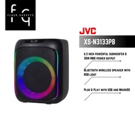 JVC XS-N3133PB Bluetooth Wireless Speaker with RGB light I 1 Year JVC Malaysia Warranty