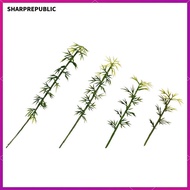 [Sharprepublic] 100 Bamboo Models, Architecture Artisans Artificial Decorations Mini Trees for