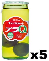 蝶矢 - F17499_5 Choya Q 版梅酒 160ml x (5支裝)