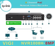 [ มีของพร้อมส่ง 🔥🔥] TP-LINK VIGI NVR1008H-8MP 8 Channel PoE+ Network Video Recorder