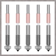 [U L Z R] 5PCS Bimetal Nozzle for QIDI Q2/Q2C,Quick-Swap Integrated Ceramic Throat Tube Hardened Ste