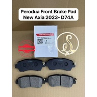 (100% ORIGINAL) PERODUA NEW AXIA 2023- D74A FRONT BRAKE PAD 04465-BZ154