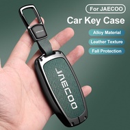 Zinc Alloy Leather Car Key cover Shell For Chery Jaecoo J6 J7 J8 Phev 2023 2024 2025 8Pro
