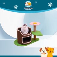 Mainan Kucing Lavendre Tree House Condo Playground Tower Furniture Tree Tower Condo Shelves Ladder C