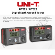 UNI-T UT521  (Earth Resistance 0~2000Ω) / UT522 (Earth Resistance 0~4000Ω) Digital Earth Tester Eart