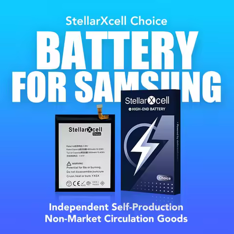 StellarXcell Battery for Samsung S7Edge S8 S9 S10 S20 S21 S22 S23 S24 S8+ S9+ S10E S10+ S20+ S21+ S2
