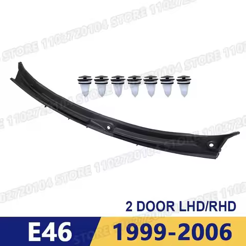 for E46 2 Door 1999-2006 Coupe BMW Windshield Wiper Cowl Panel Cover LHD 323Ci 325Ci 328Ci 330Ci M3 