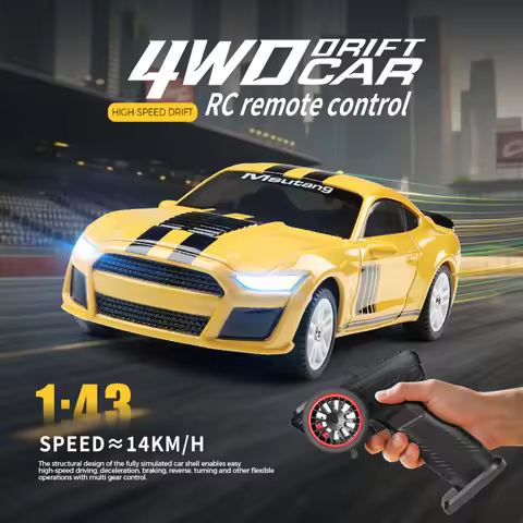 New WLtoys RC Car K4308 1/43 Mini 2.4G Remote Control Drift Racing Car with LED Desktop Drift Car 20