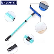 [ISHOWMAL]Window Cleaner Spring Joints 2 In 1 2 in 1 Brush Sponge Spring joints Telescopic