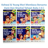 <ALJ> Kohwai & Young Mari Membaca Bersama Awie Dan Shasha( Tahap1 Buku 1-6 )