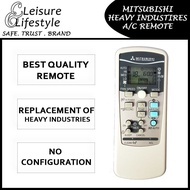 [Singapore Warranty] Mitsubishi Aircon Remote Control Heavy Industries Mitsubishi Remote RKX502A001
