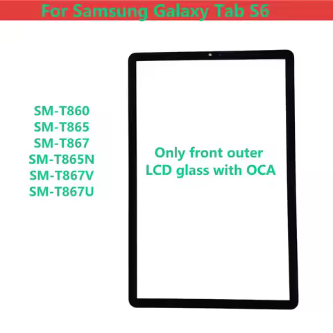For Samsung Galaxy Tab S6 T867 T865N T867V T867U SM-T860 SM-T865 Touch Screen Panel Tablet Front Out