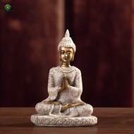 Resin Buddha Statue Ornaments Creative Craft Tabletop Statue for Living Room Bedroom Decor JS-024-MY