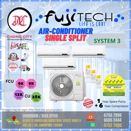 FUJITECH AIRCON Multi-system [System 3] [FCU= 9k + 9k + 12k CU= 28k] [Unit only]