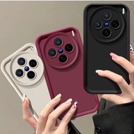 VIVO X200 Pro Mini VIVOX200 X200Pro X200ProMini X 200 Colorful Case Shockproof Silicone Solid Color 