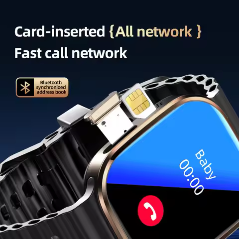 M99/M99 Mini 2.4inch Amoled Smartwatch 5G LTE Android 10.0/13.0 Smart Watch With Rotary Camera GPS W