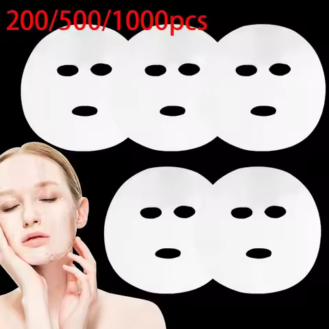 200/500 Sheets Plastic Facial Mask Transparent Moisturizing Facial Mask Disposable Beauty Care DIY S