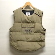 Supreme × WTAPS 2021AW 戰術羽絨背心 卡其色 Supreme Double Taps 外套