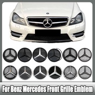 For Mercedes Benz Matte Black border and Chrome silver border decoration W204 W245 X204 Class Car Fr